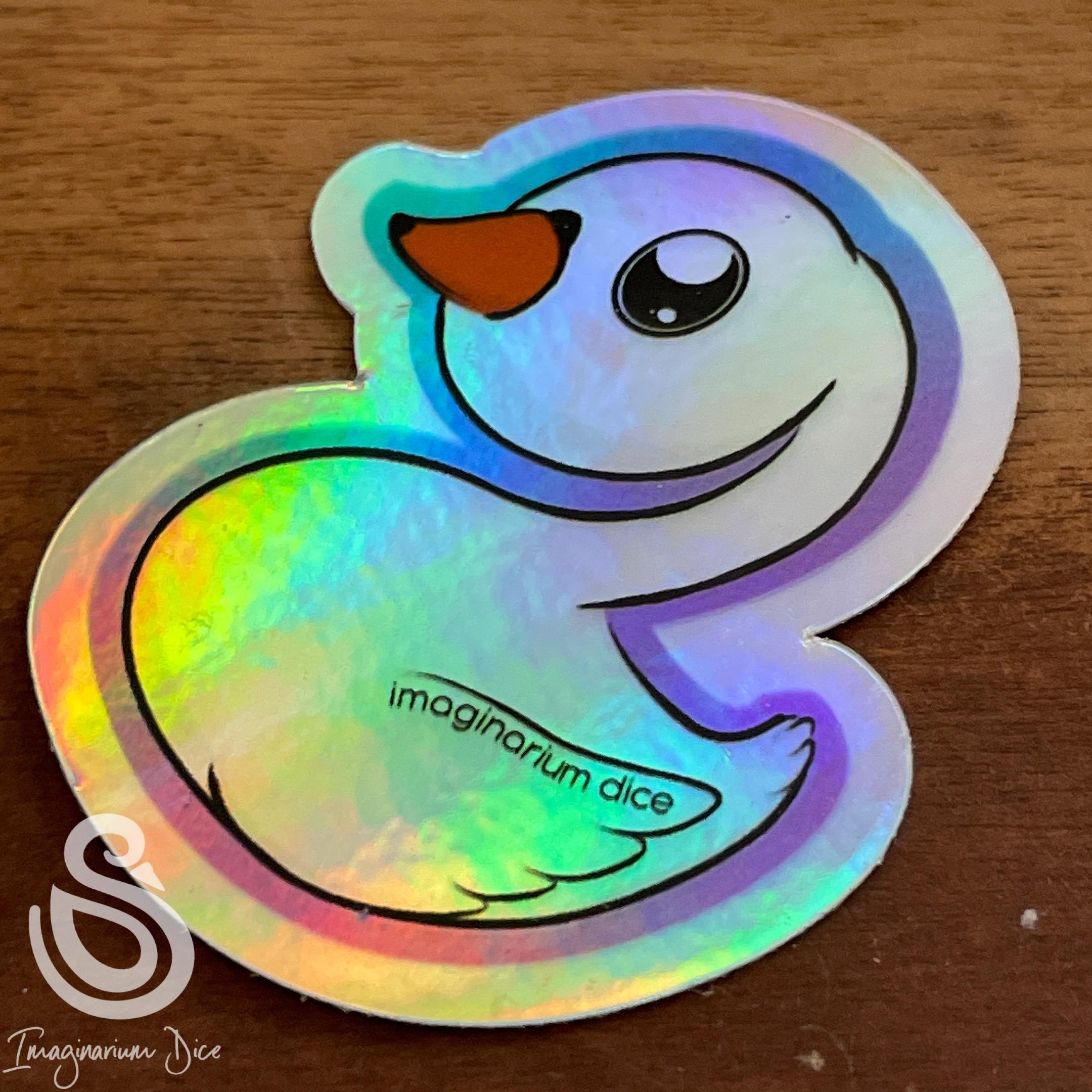 Swanboi Sticker </br> (Holographic) - Image 6
