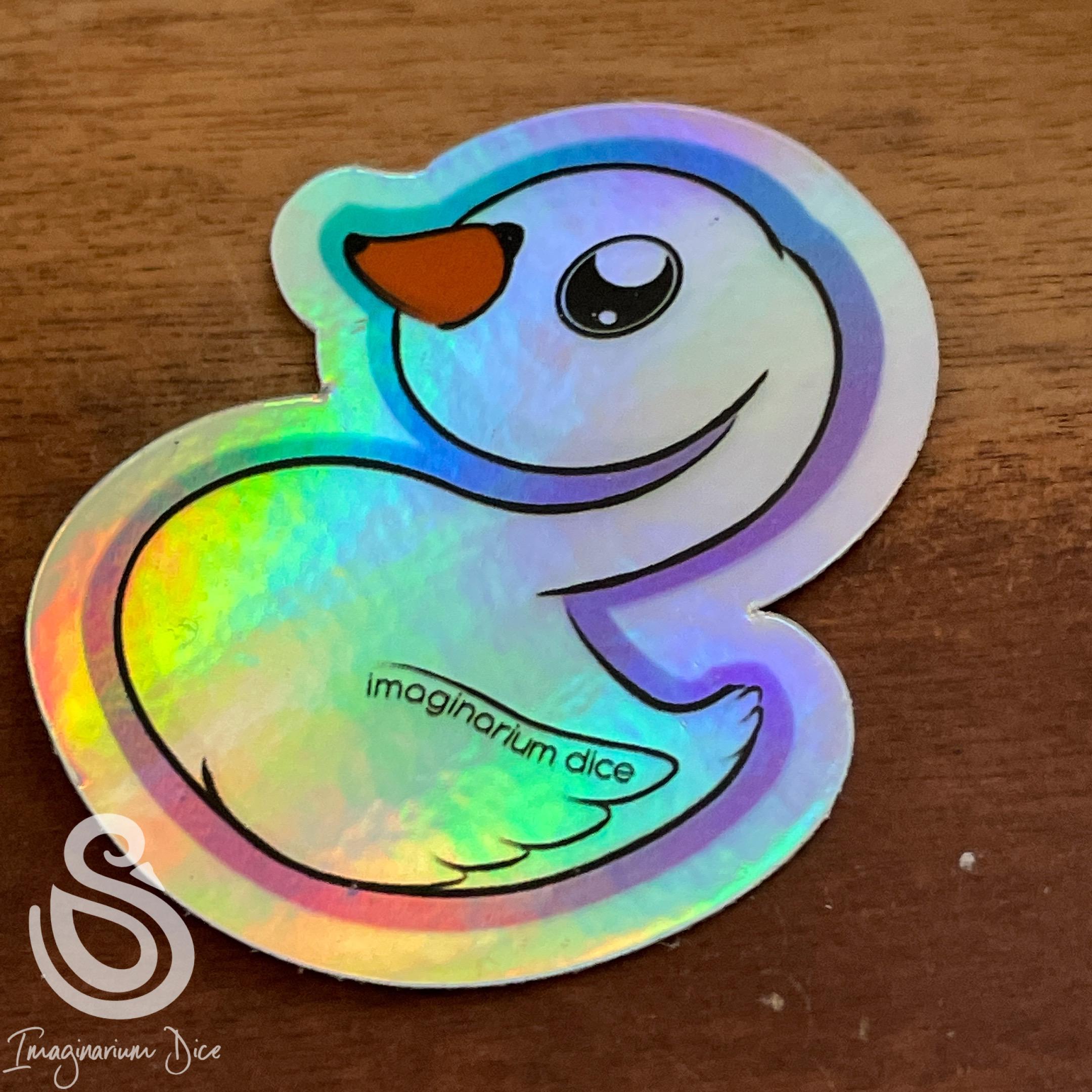 Swanboi Sticker </br> (Holographic) - Image 5